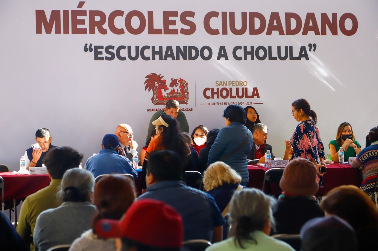 Gobierno de Cholula acerca a servidores públicos a las juntas auxiliares