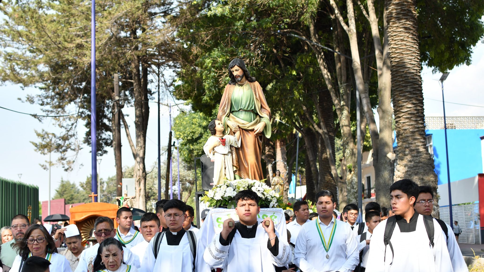 Peregrinación en honor a San José en Tlaxcala: Un acto de fe y devoción