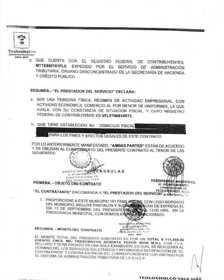 Exhiben corrupción en Teolocholco con venta de uniformes deportivos