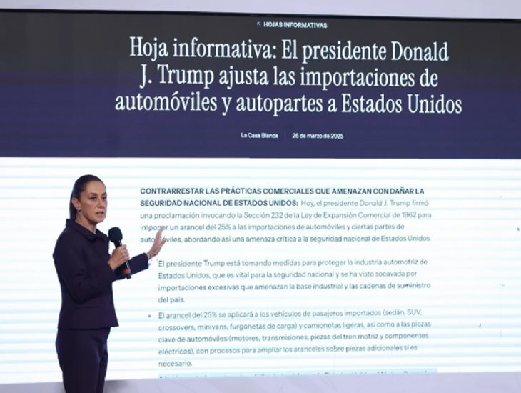 México frente a los aranceles de Trump: "Respuesta integral", asegura Sheinbaum