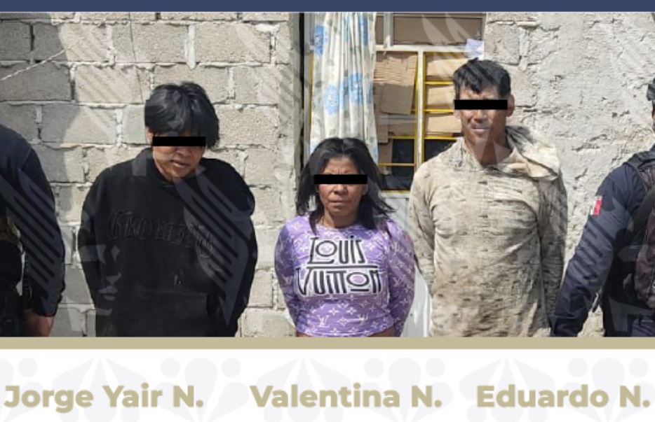 Cateo en Los Reyes de Juárez: aseguran droga y detienen a tres personas