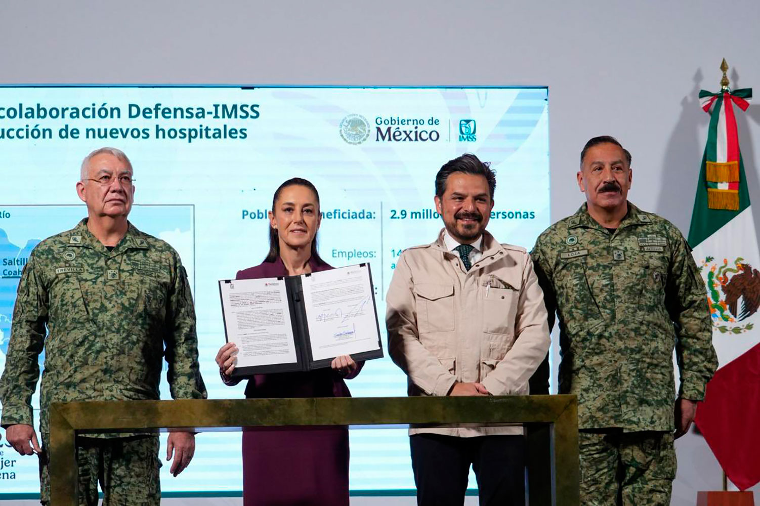 El Ejército Mexicano construirá hospitales del IMSS con una inversión millonaria