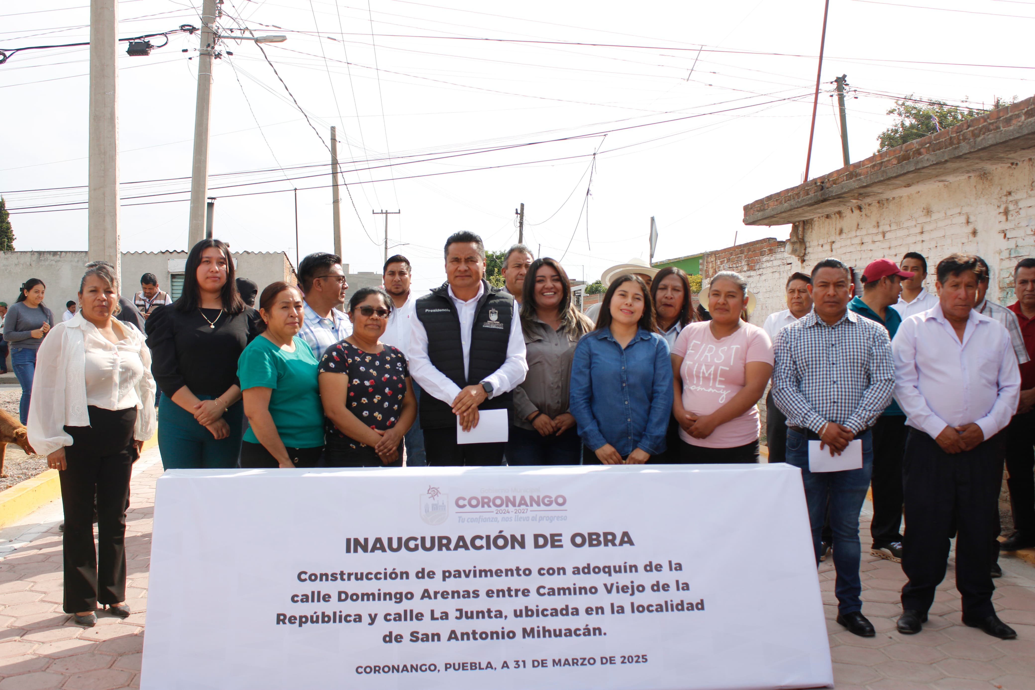 Inaugura Armando Aguirre obras por 4.2 millones de pesos