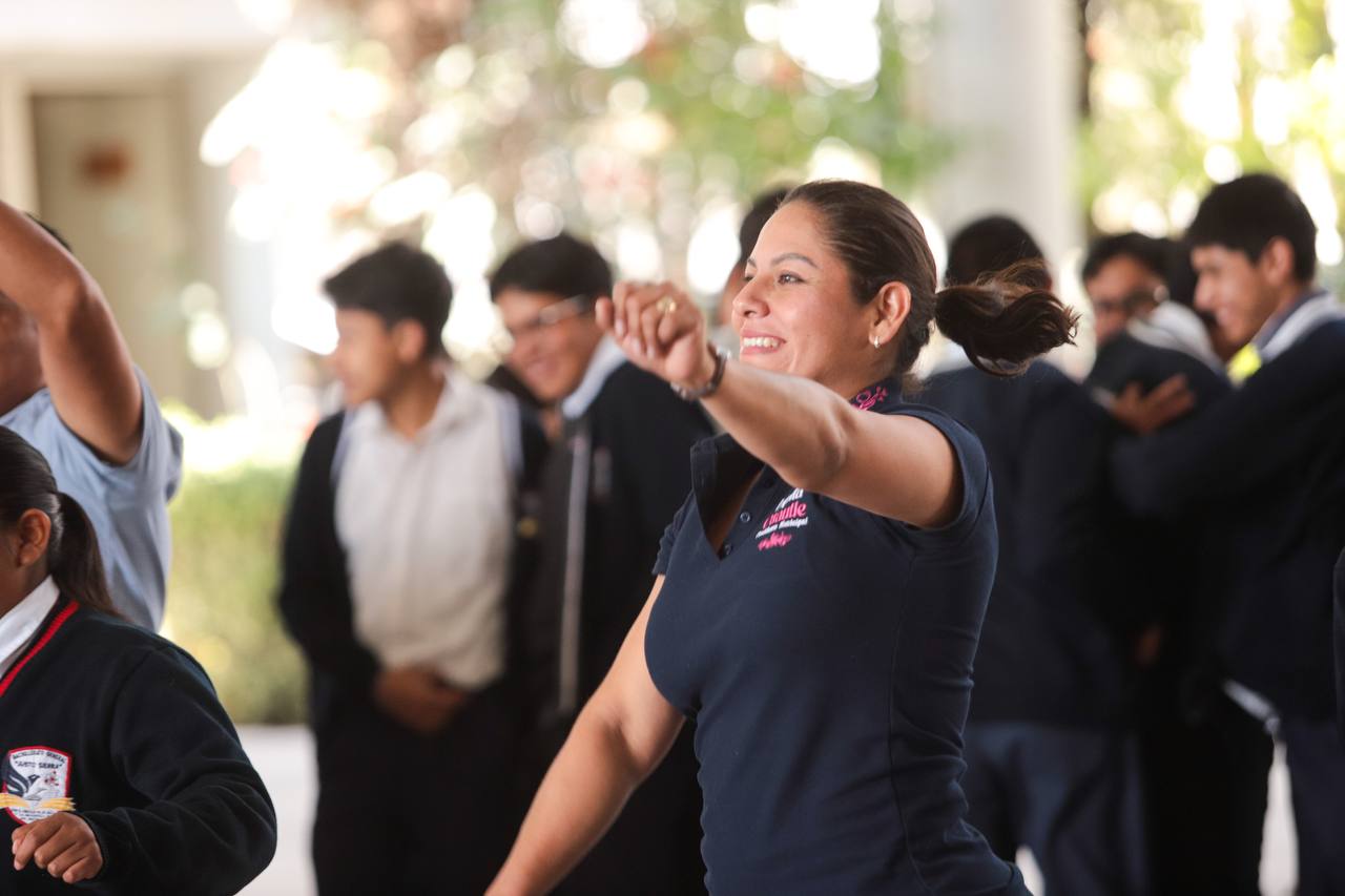Fortalecen valores y liderazgo en estudiantes de San Andrés Cholula