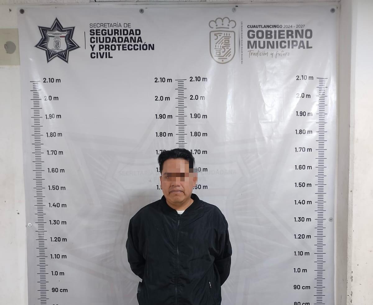 En operativo “Moto Segura” la Secretaría de Seguridad Ciudadana de Cuautlancingo detuvo a hombre por detentación de vehículo 