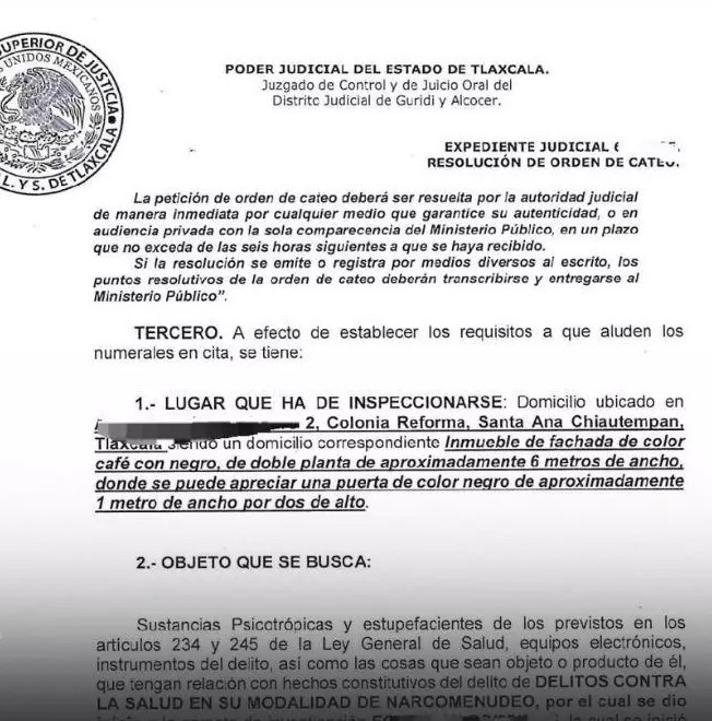 Hermano de líder sindical ligado a red de narcomenudeo en Tlaxcala