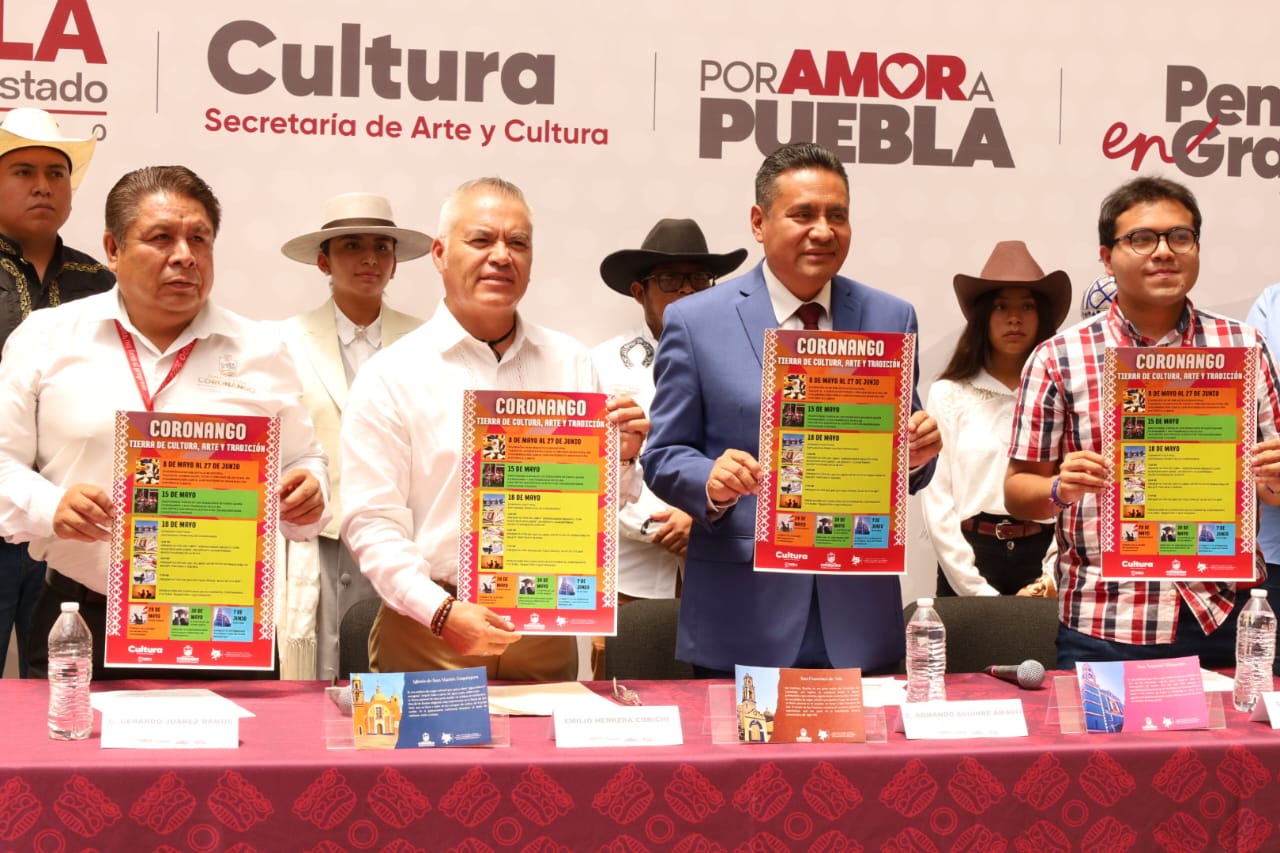 Con cartelera cultura, Armando Aguirre impulsa identidad y raíces de Coronango