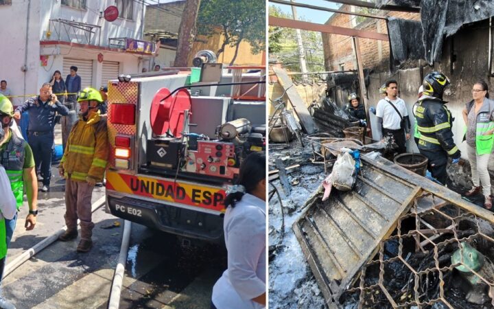 Explosión por acumulación de gas deja una menor sin vida en Álvaro Obregón