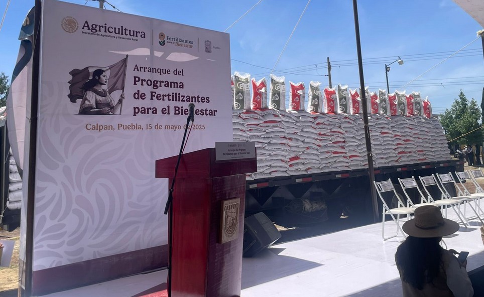Arranca en Puebla el programa Fertilizantes para el Bienestar