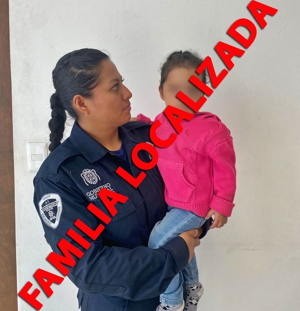 Localizan a menor en aparente estado de abandono y logran contactar a su familia