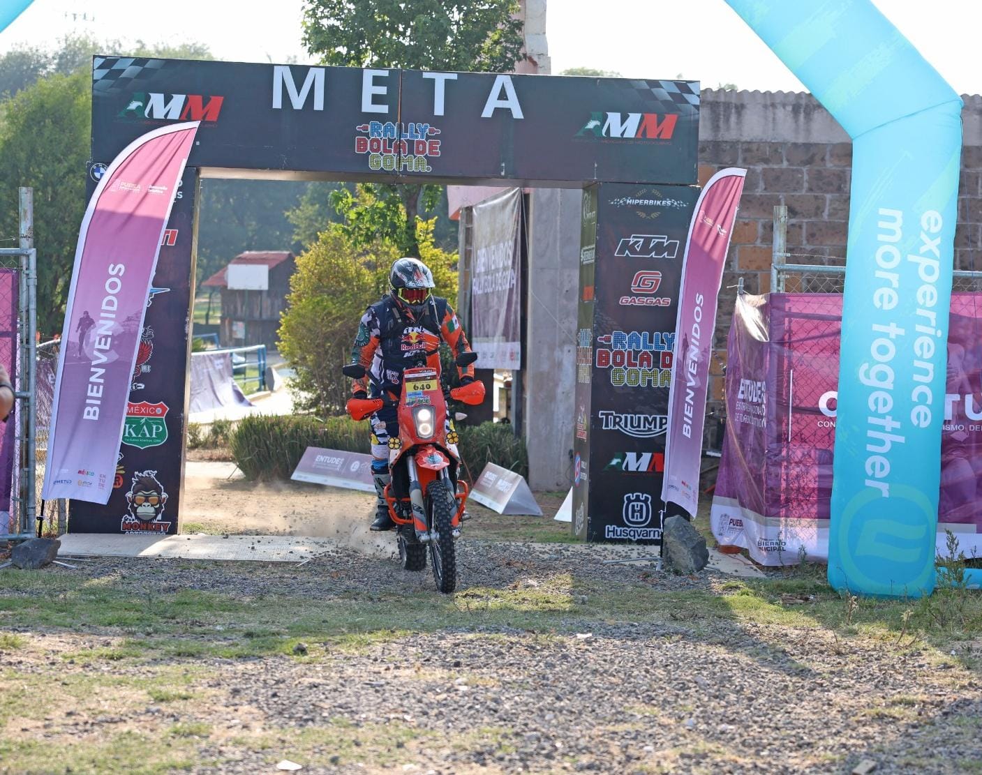 rally bola de goma de motociclismo 3