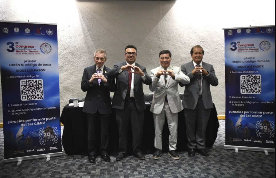Puebla anuncia el 3er Congreso Internacional de Medicina General