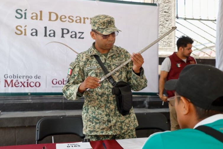 Puebla se suma al desarme ciudadano para construir una cultura de paz