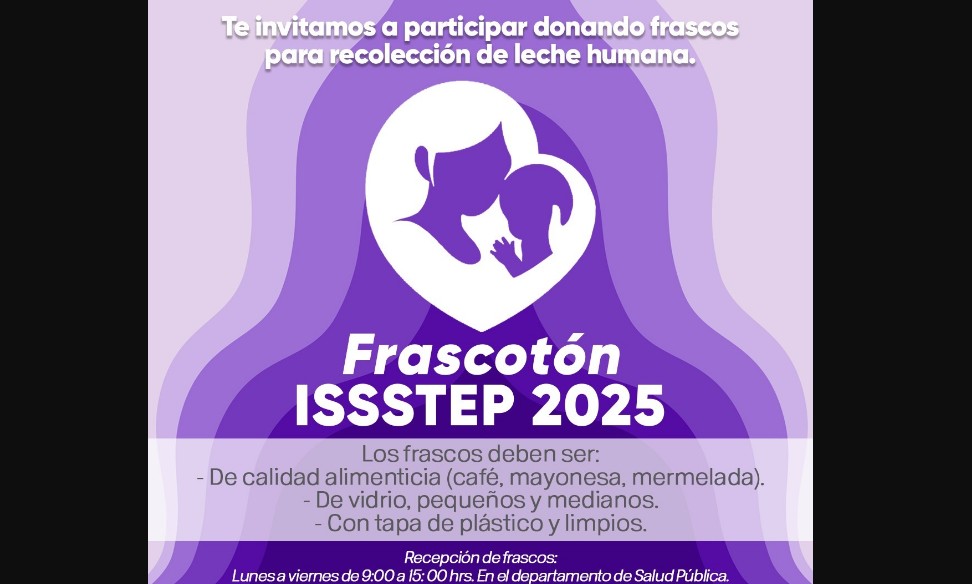 ISSSTEP conmemora el Día Mundial de la Donación de Leche Materna