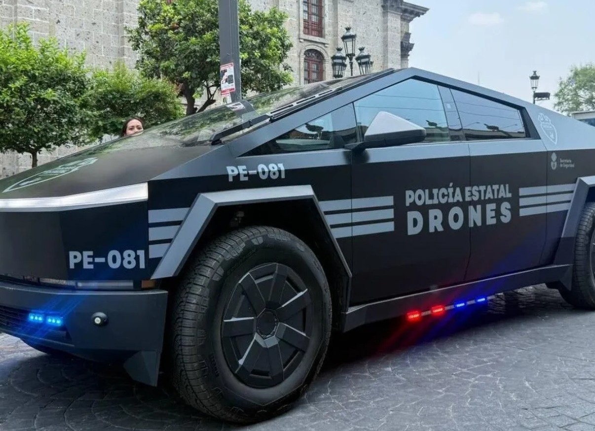 Gobierno de Jalisco suma Cybertruck de Tesla a su flota policial