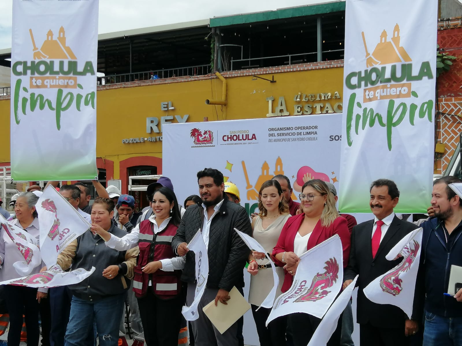 Inician en San Pedro Cholula programa para reforzar limpieza urbana y prevenir inundaciones