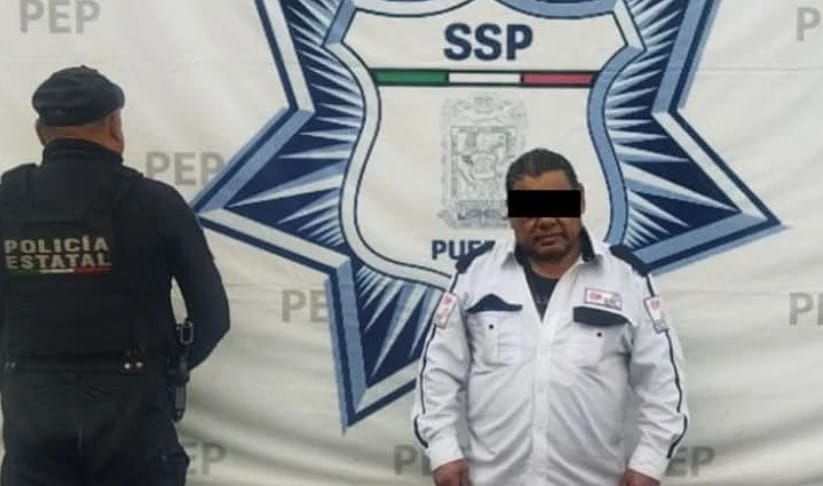 Cae sujeto que se hacía pasar por guardia de seguridad y portaba arma ilegal en Tonantzintla