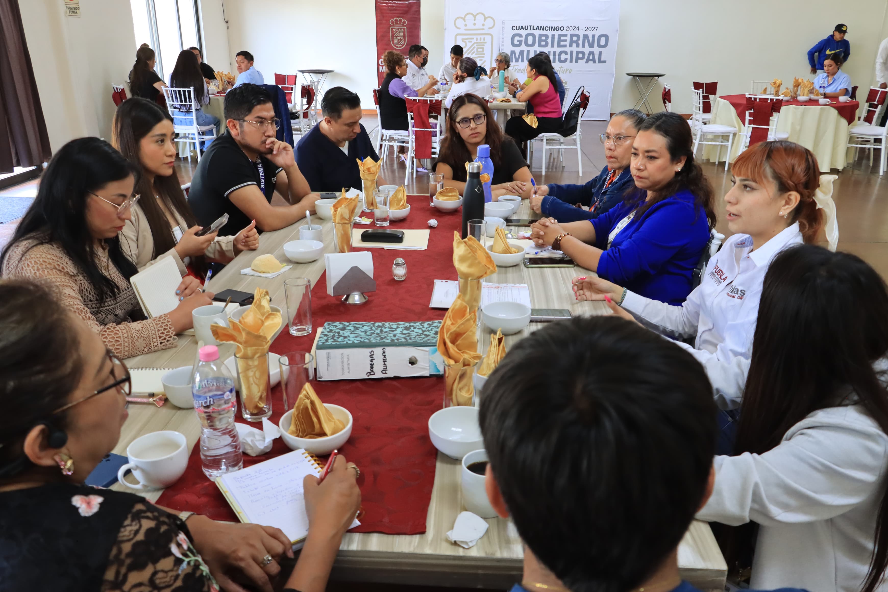 Cuautlancingo sede de reunión mensual de las Mesas de Trabajo DIM de la Micro Región 18 del SEDIF