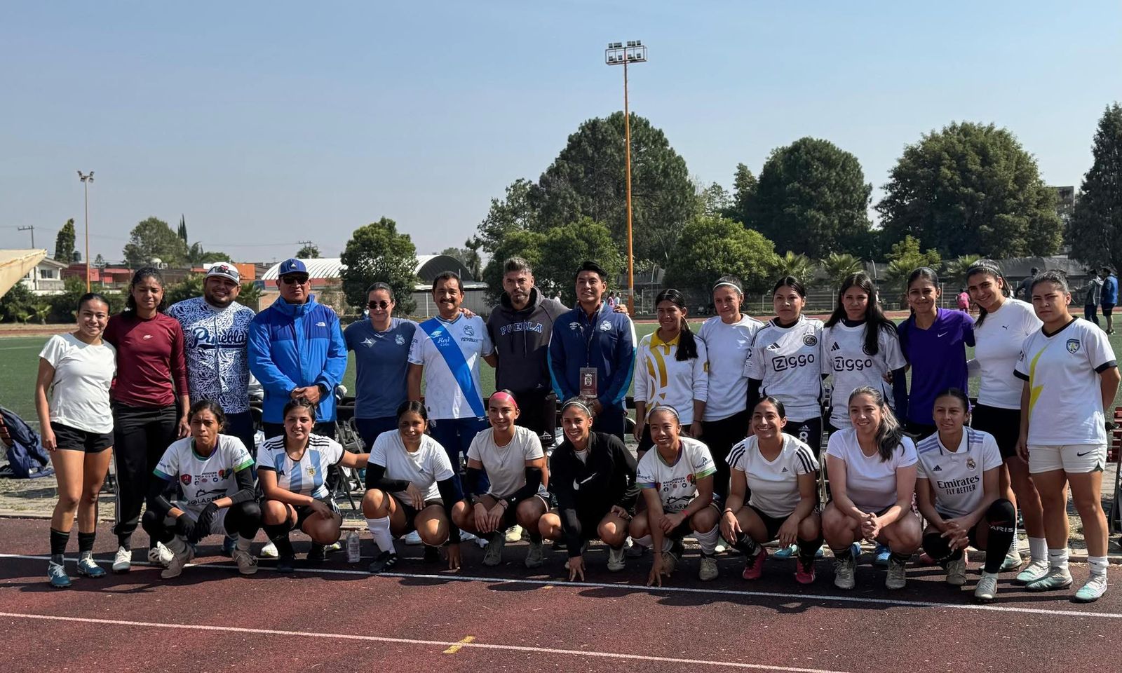 Gran participación en las visorias del Club Puebla Femenil en San Pedro Cholula