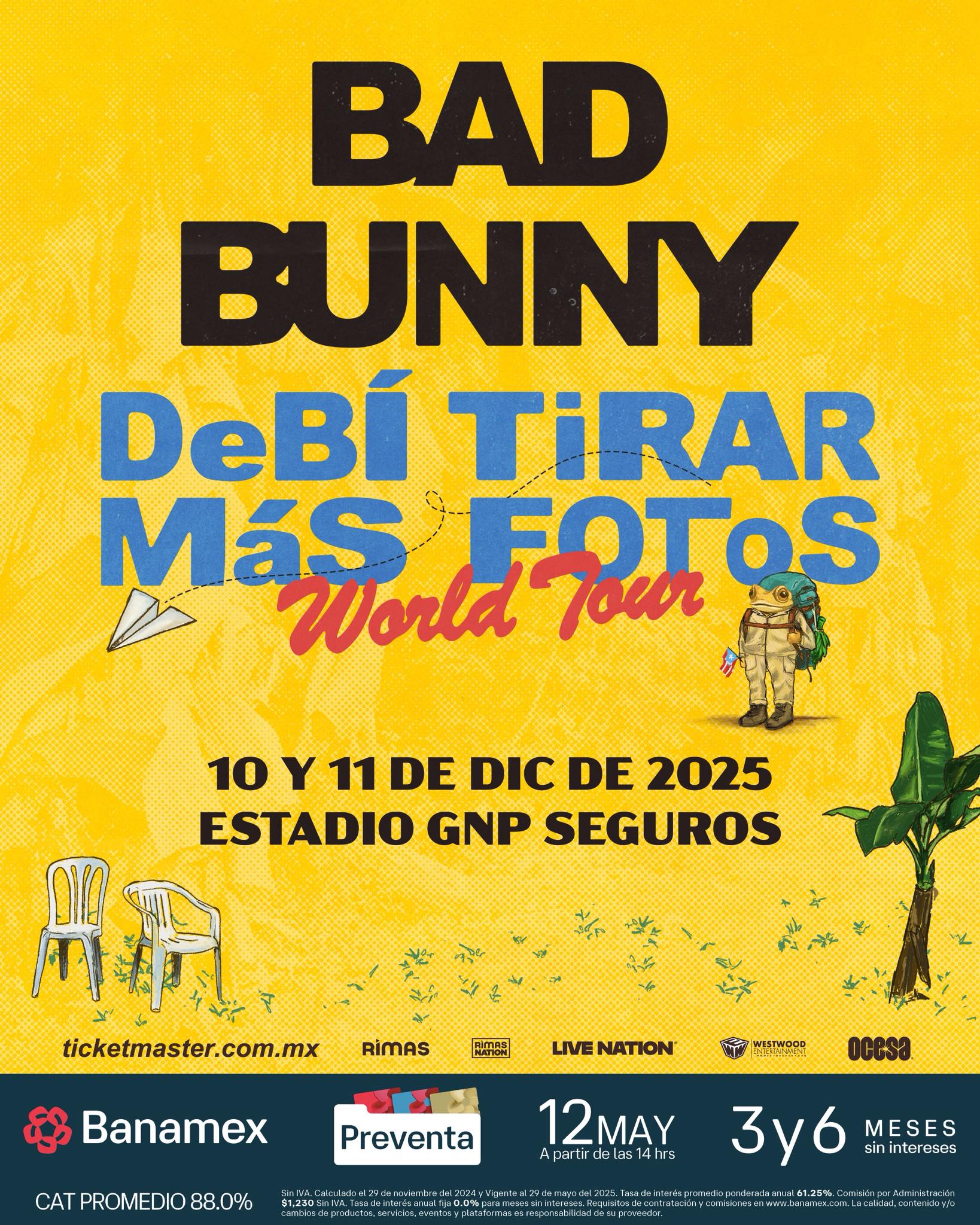 Bad Bunny anuncia conciertos en CDMX con su tour “Debí tirar más fotos” 