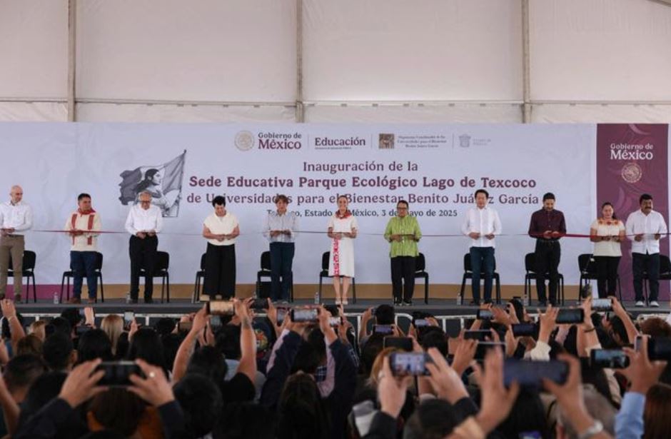 Inauguran sede educativa en Lago de Texcoco