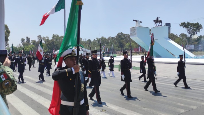 Claudia Sheinbaum encabeza el 163 Aniversario de la Batalla del 5 de Mayo