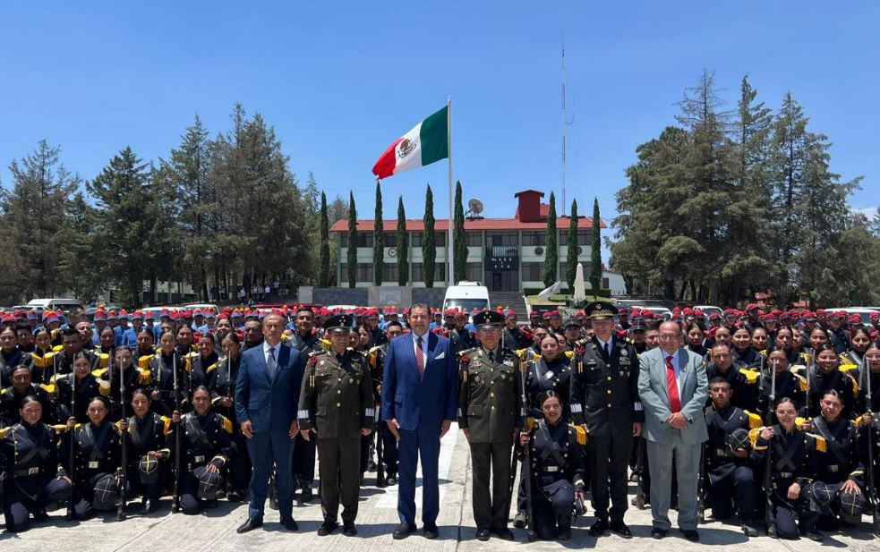 Conmemoran 163 años de la Batalla del 5 de Mayo con acto cívico-militar en Puebla