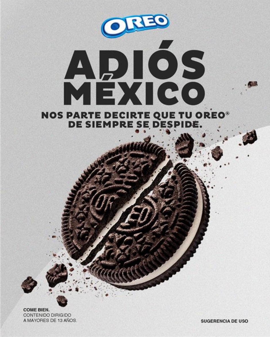 ¿Oreo se va de México? El misterioso anuncio que alarmó a todos