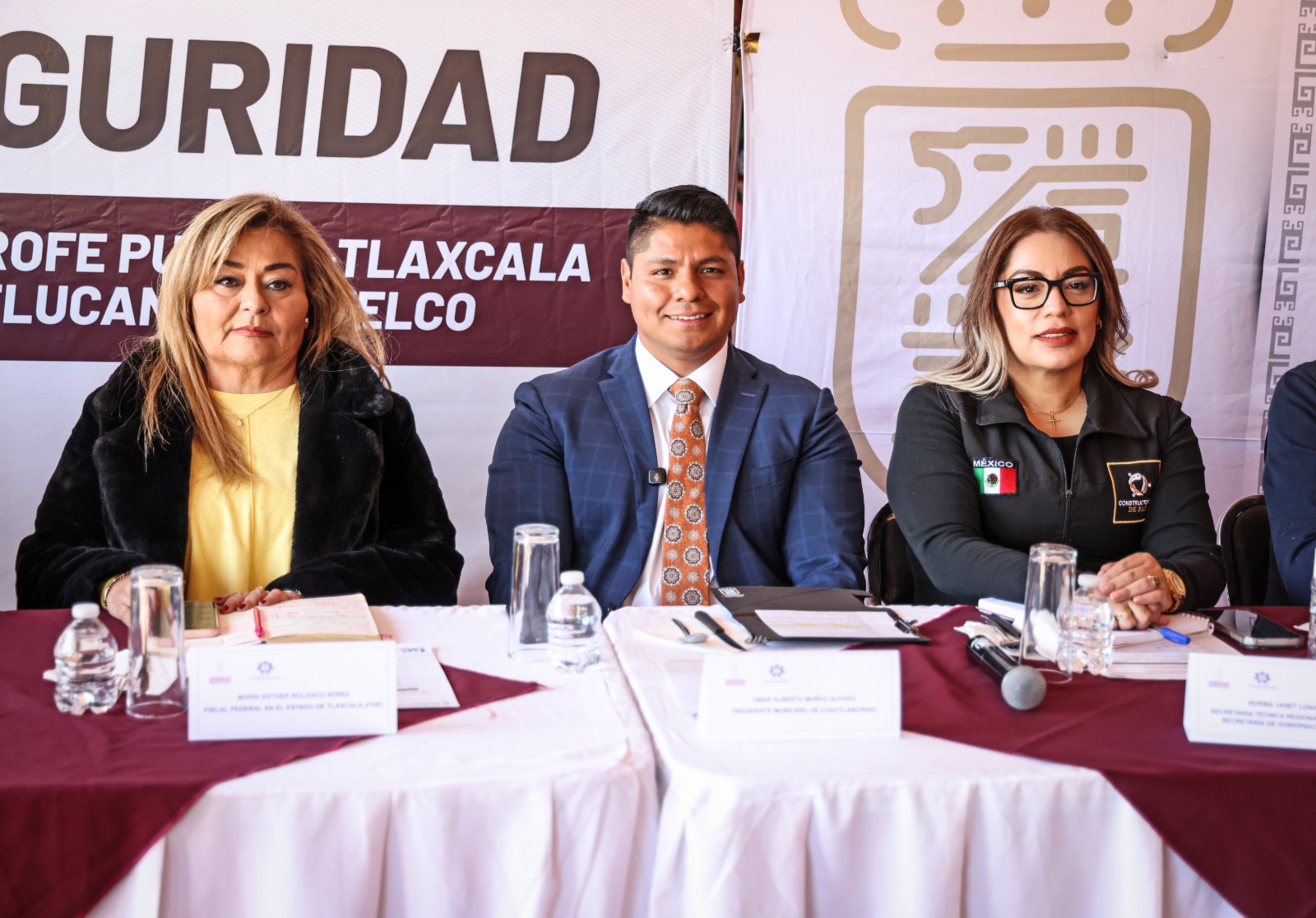 Cuautlancingo, sede de la Reunión Inter-Regional Puebla-Tlaxcala de la Mesa de Seguridad para la Construcción de la Paz