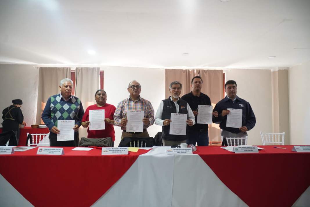 Sindicatos de Tlaxcala alzan la voz y exigen cambios urgentes al Congreso