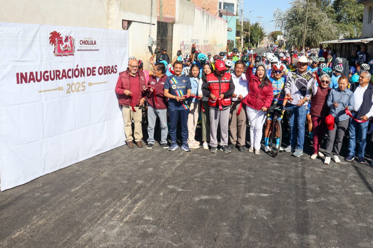 Tonantzin Fernández cumple su palabra con la rehabilitación de vialidad usada por jóvenes deportistas