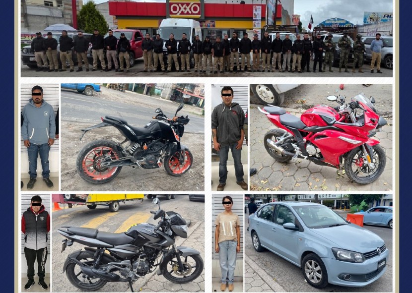 Operativo interinstitucional en San Martín Texmelucan