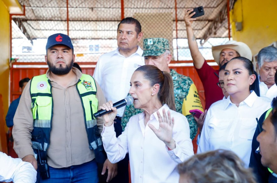Visita de Claudia Sheinbaum y Alejandro Armenta