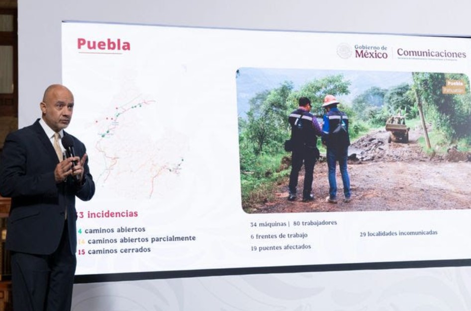 Avance en apertura de caminos