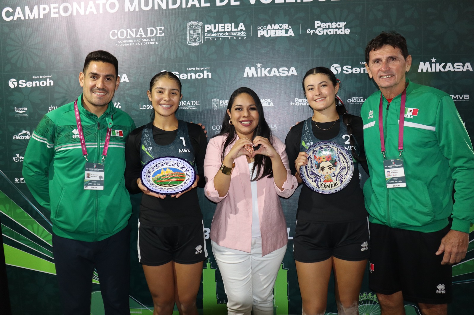 “El Mundial de Voleibol en San Pedro Cholula incentiva a los jóvenes a incursionar en el deporte profesional”: Tonantzin Fernández
