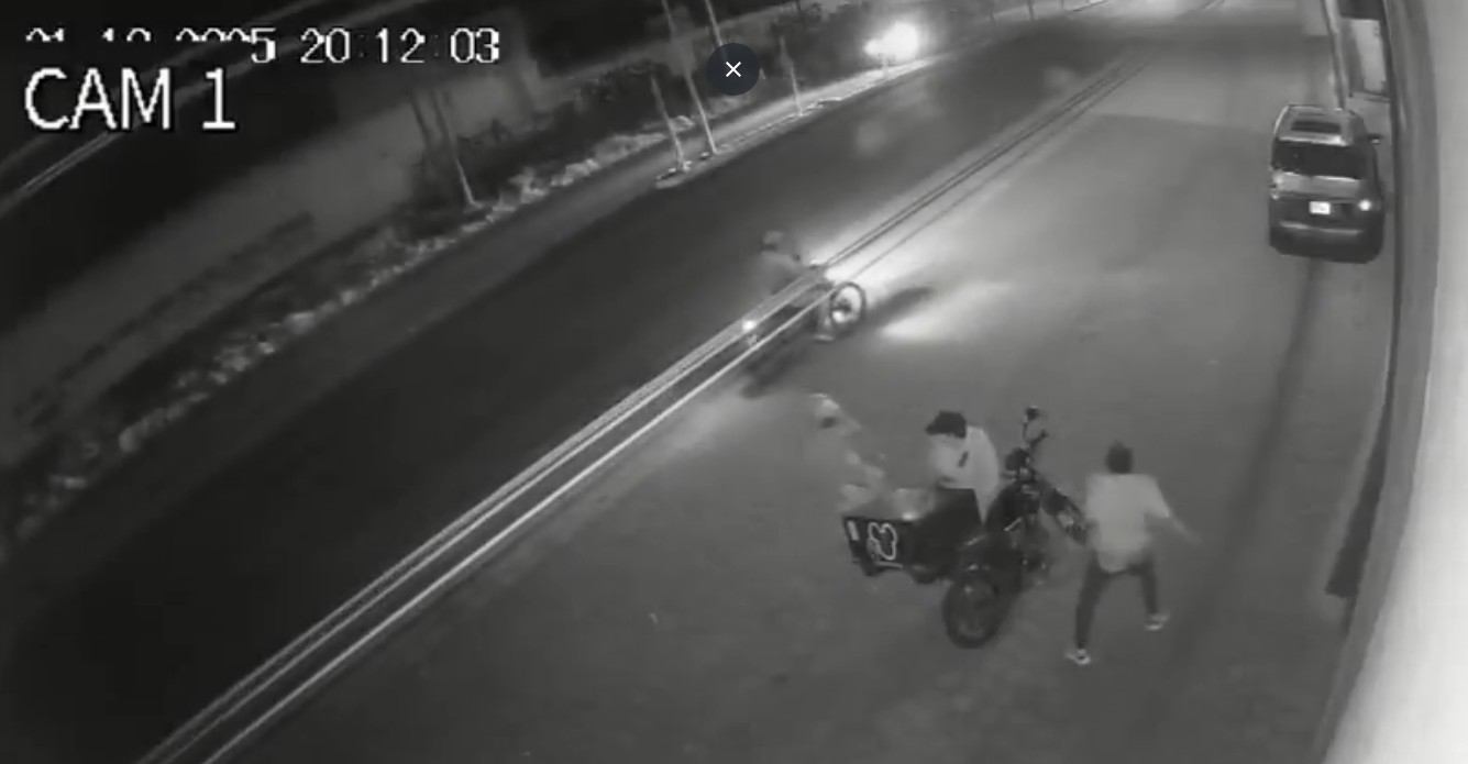 Robo violento a repartidor