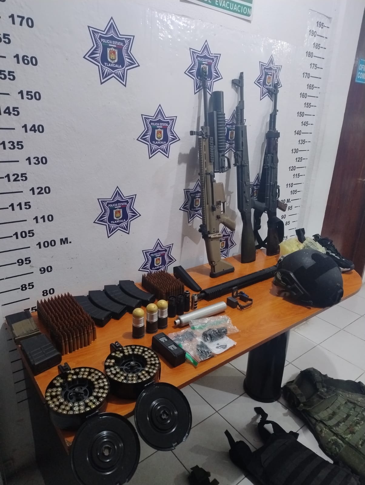 olpe a la delincuencia en Tlaxcala: aseguran camioneta con arsenal perteneciente a grupo de Jalisco