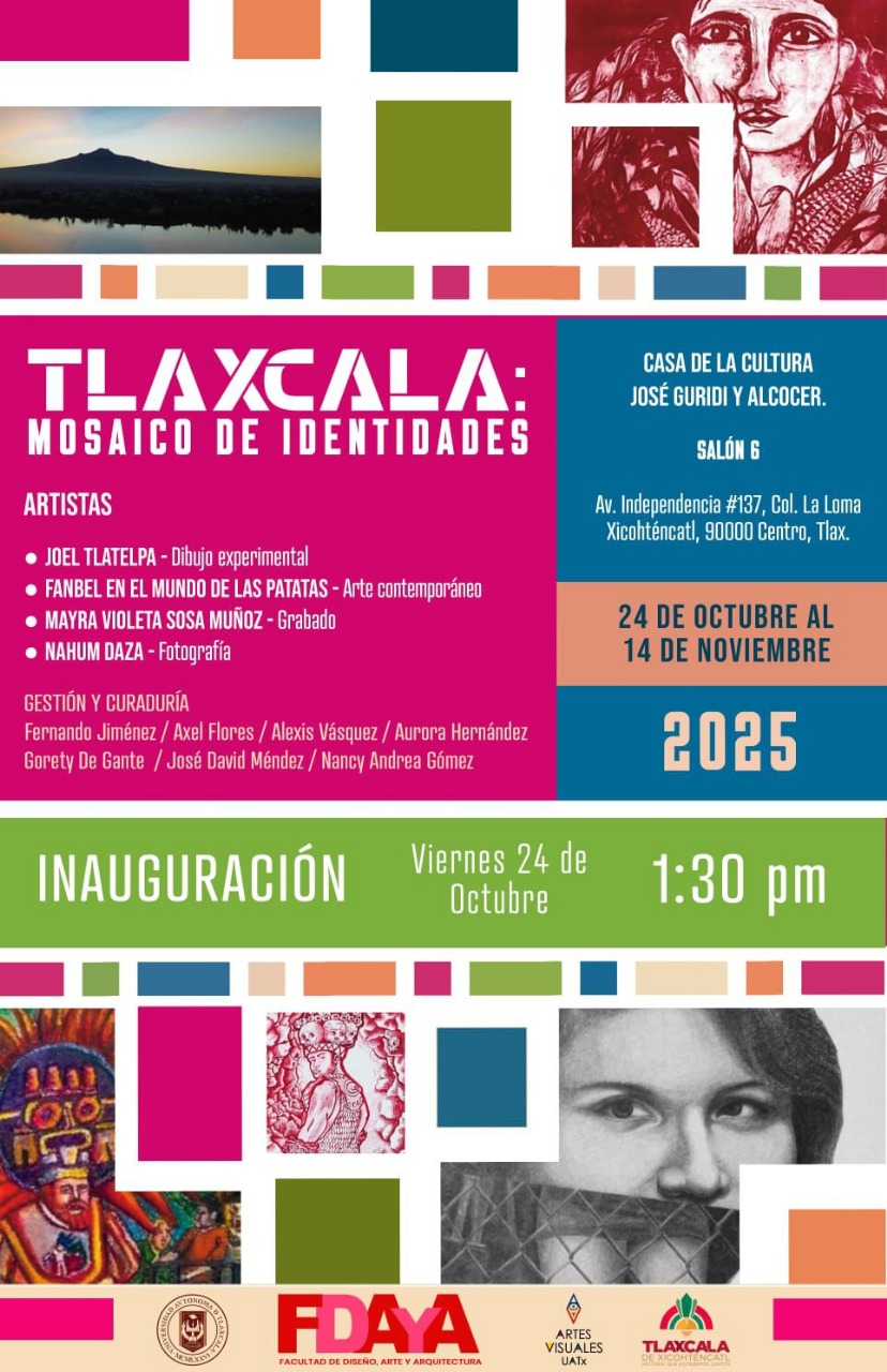 Tlaxcala presenta “Mosaico de identidades”: arte joven que celebra la cultura