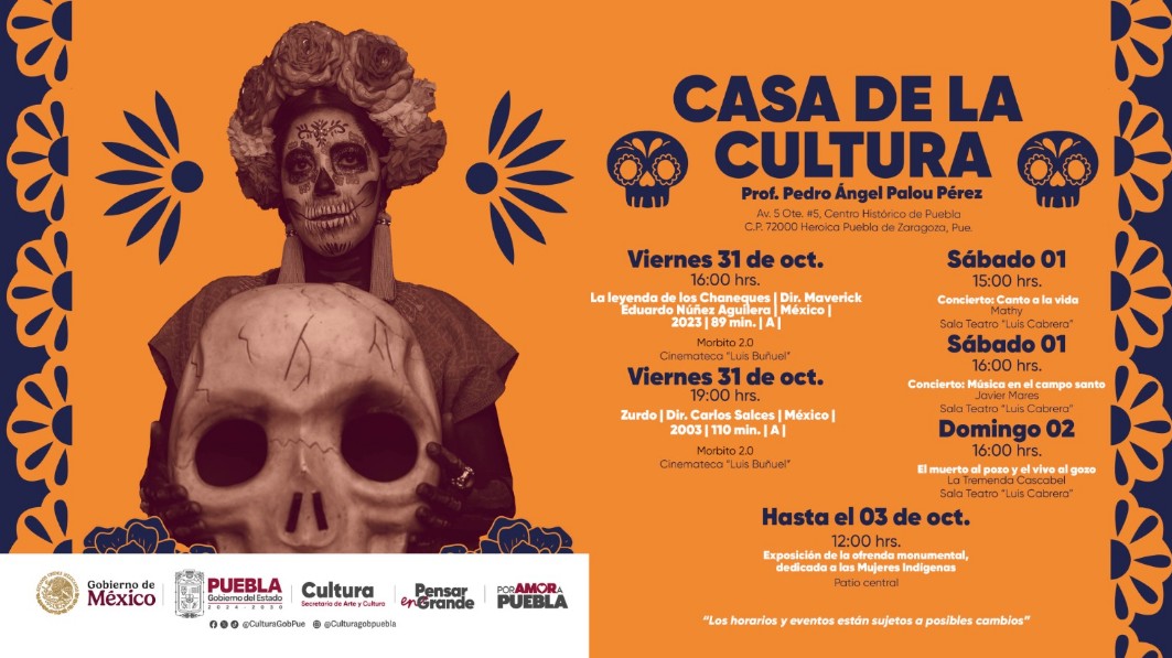 Concierto sinfónico para celebrar el Día de Muertos en Puebla