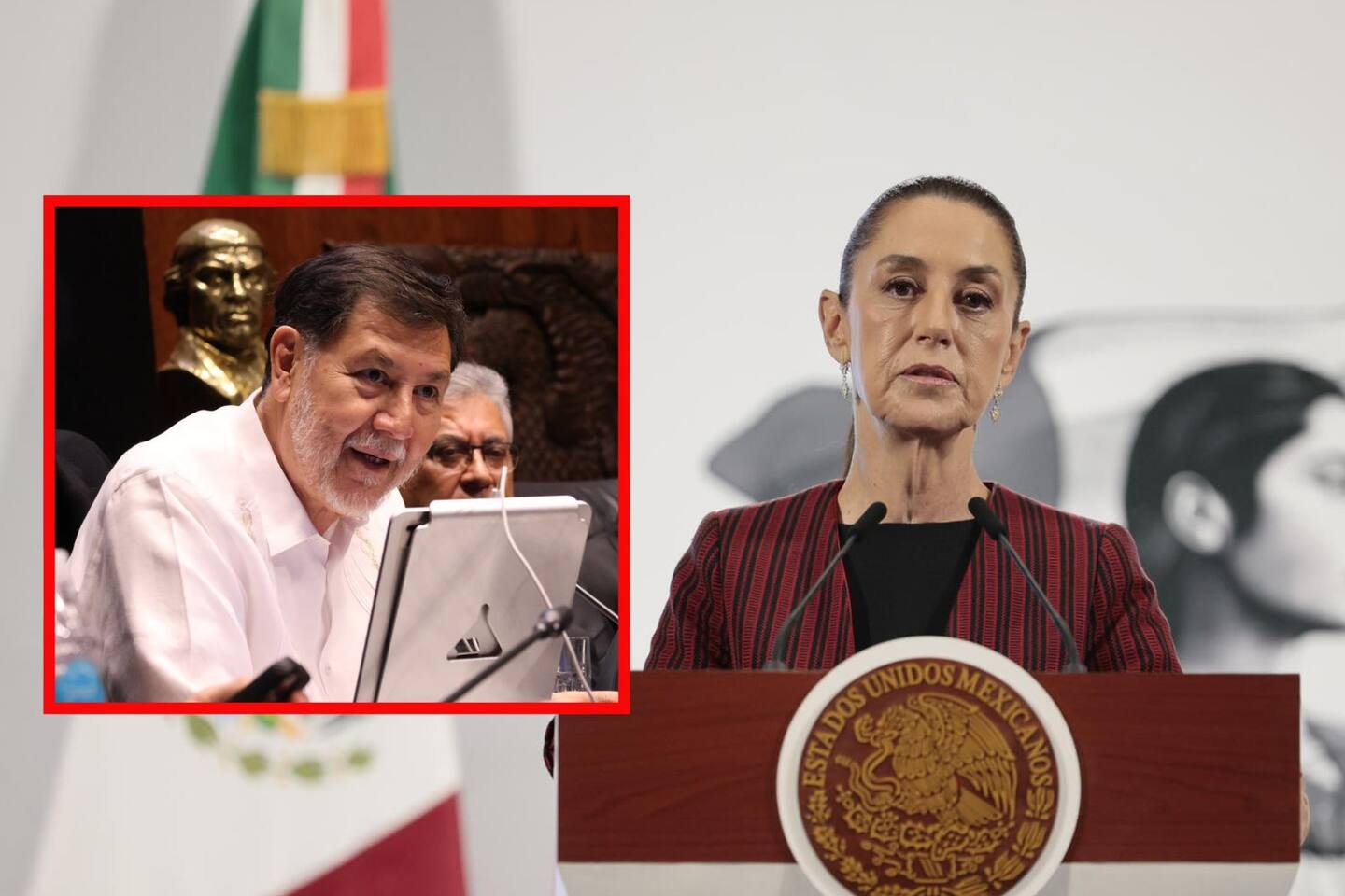 Sheinbaum responde a Noroña por vuelo privado: “Que nos evalúe la gente”