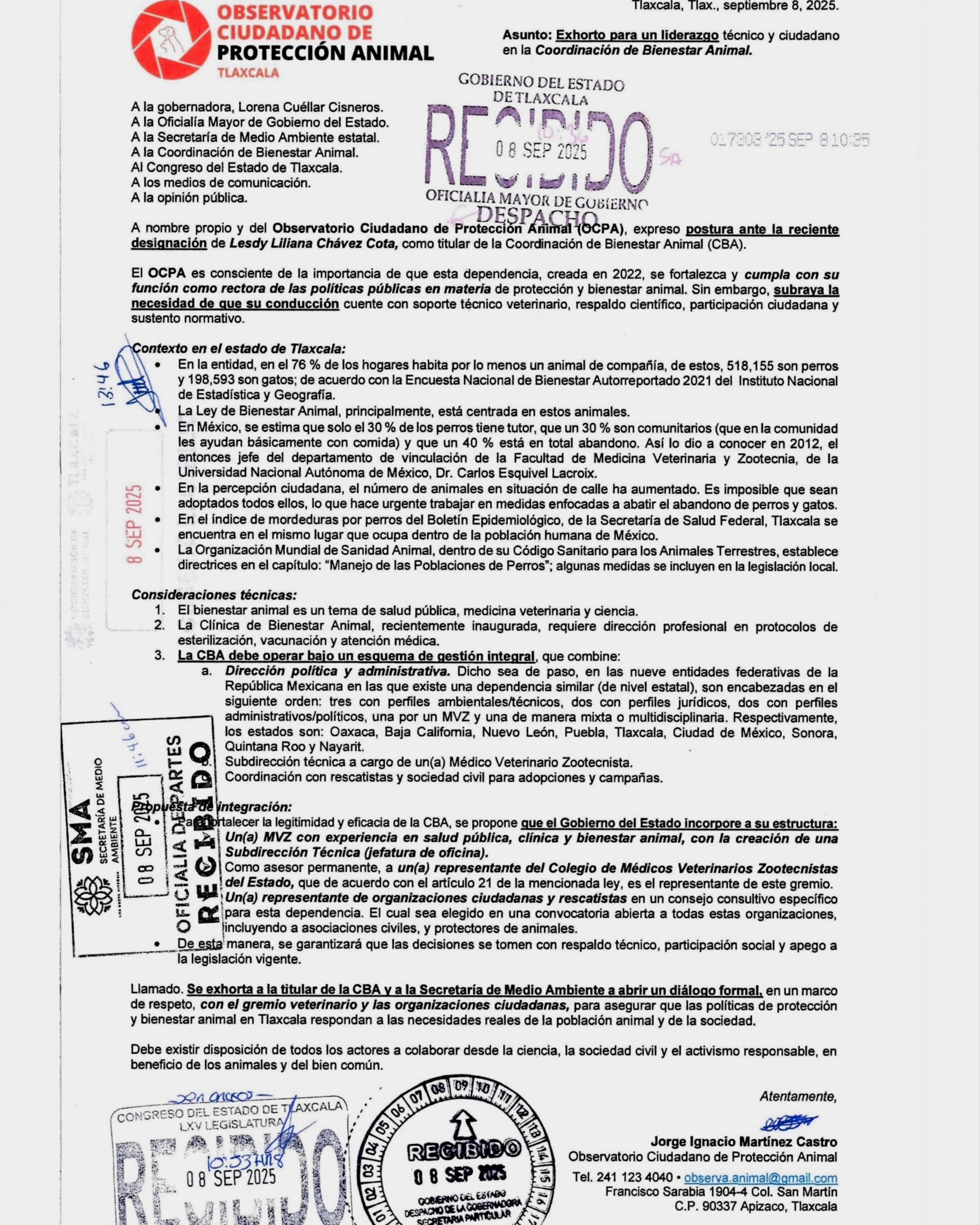 Demanda OCPA integración de profesionales en la CBA