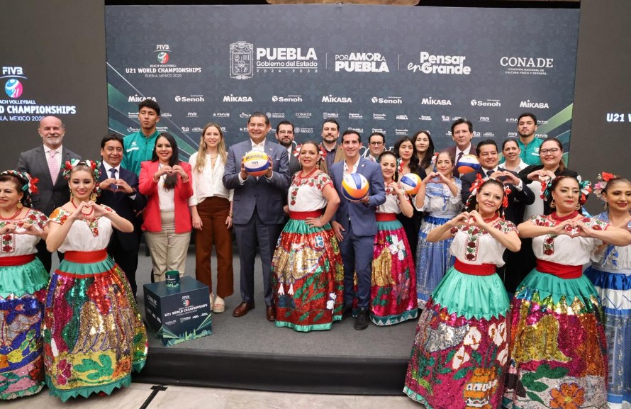 Presentación del Mundial Sub-21 de Voleibol de Playa