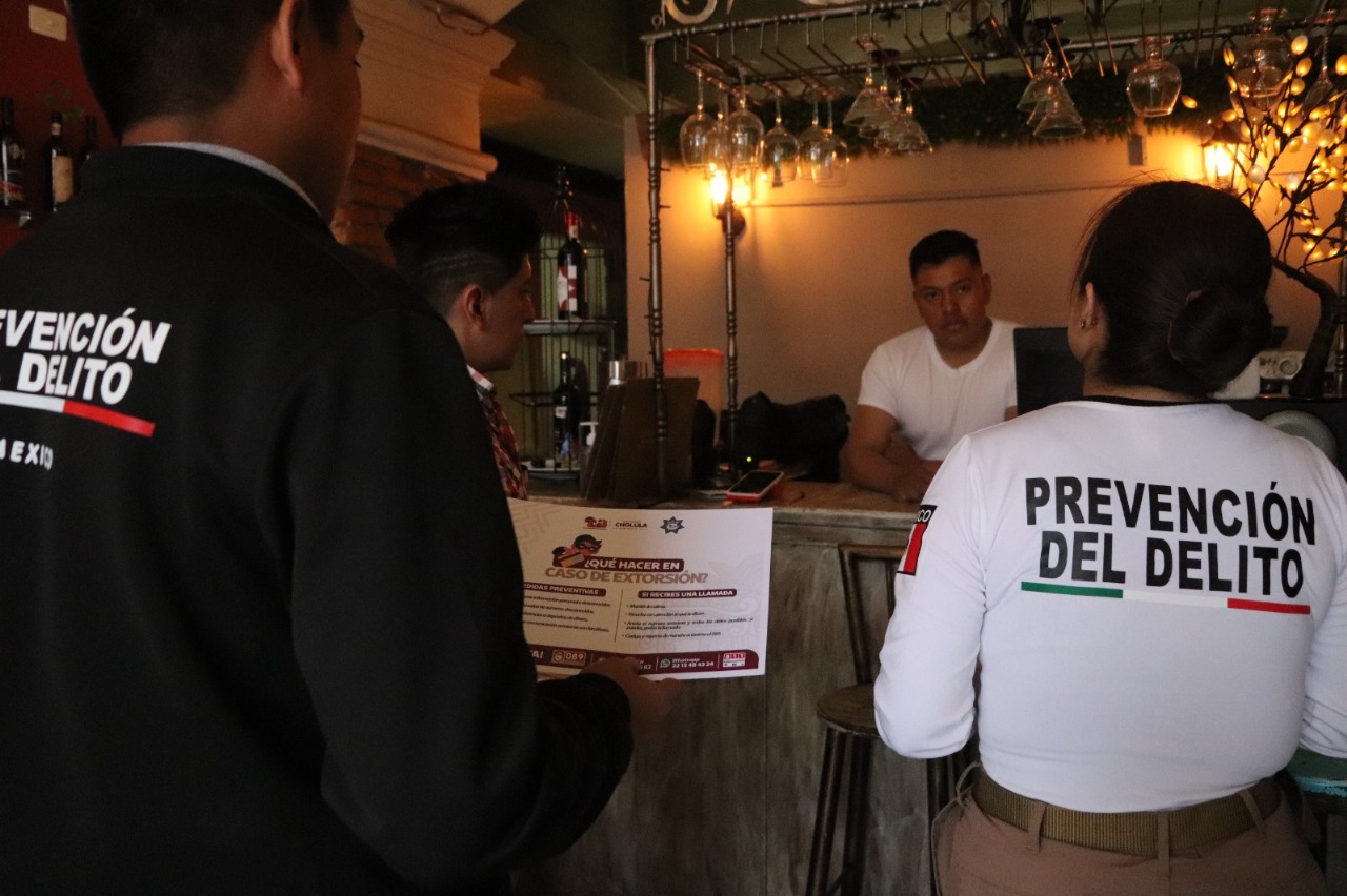 San Pedro Cholula reduce 24.18% la incidencia delictiva durante agosto