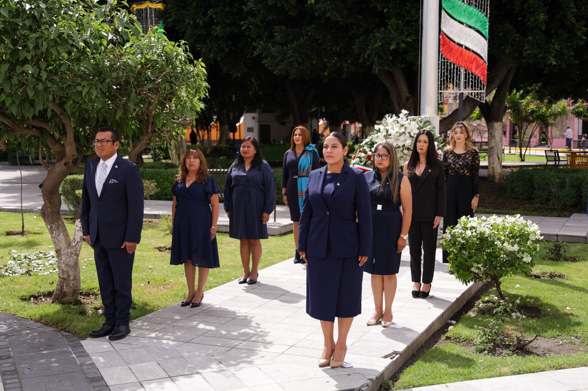 San Andrés Cholula conmemora con Guardia de Honor e Izamiento de Bandera el 215 Aniversario del Inicio de la Independencia de México