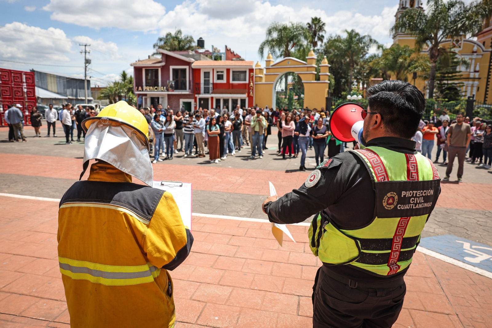 Cuautlancingo se suma al Segundo Simulacro Nacional 2025 con participación activa de dependencias municipales