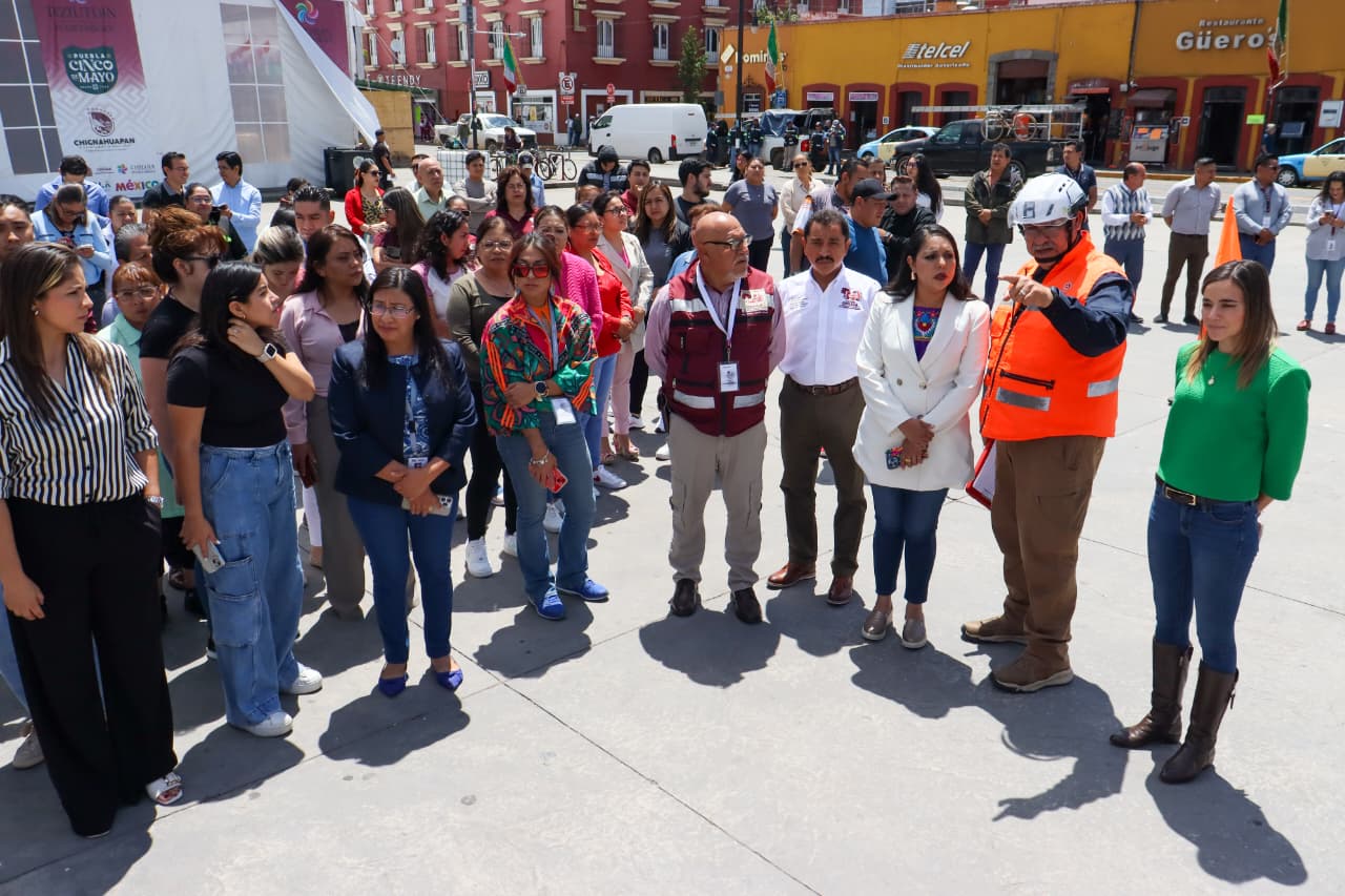 San Pedro Cholula se suma al Simulacro Nacional 2025