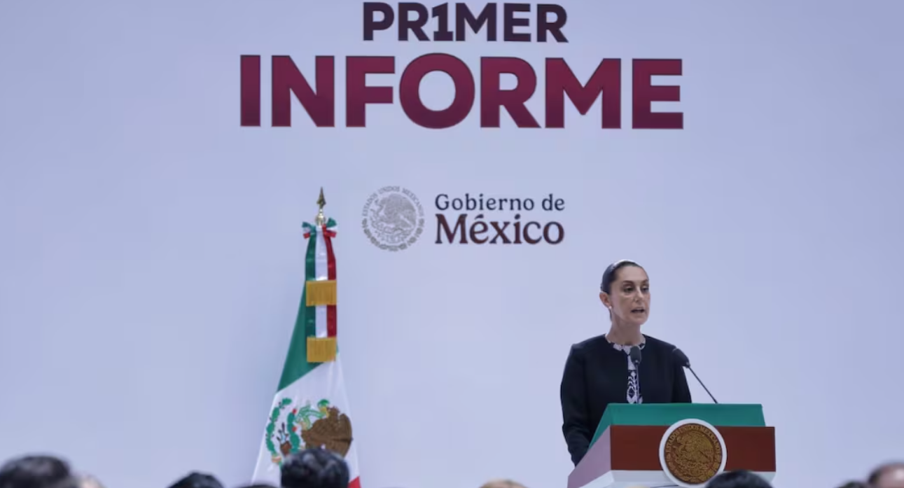 Sheinbaum destaca avances de obras, educación y economía en su primer año