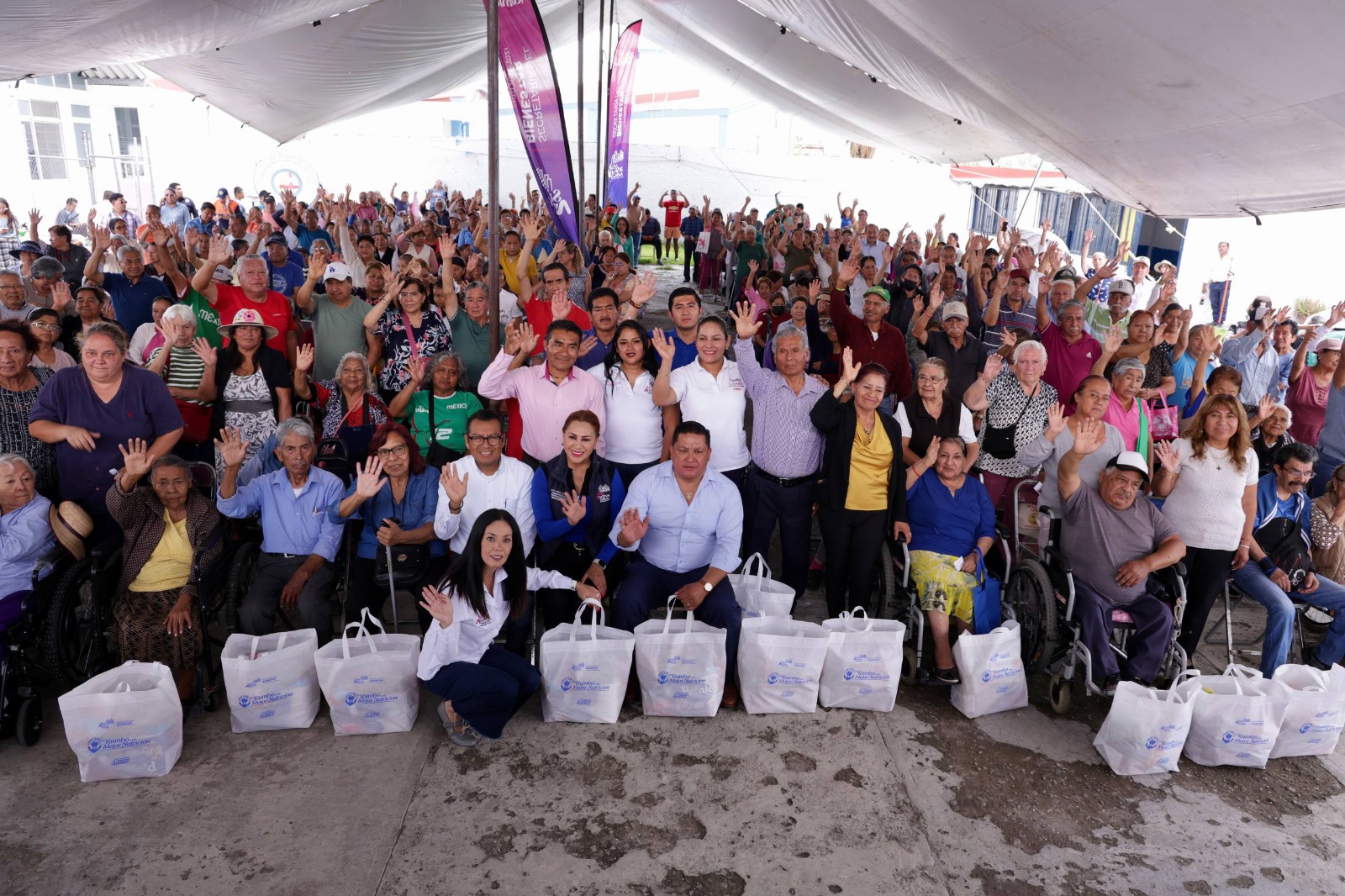 entrega apoyos alimentarios sach 5