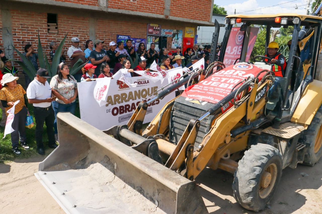 Continúa Tonantzin Fernández transformando las vialidades de San Pedro Cholula