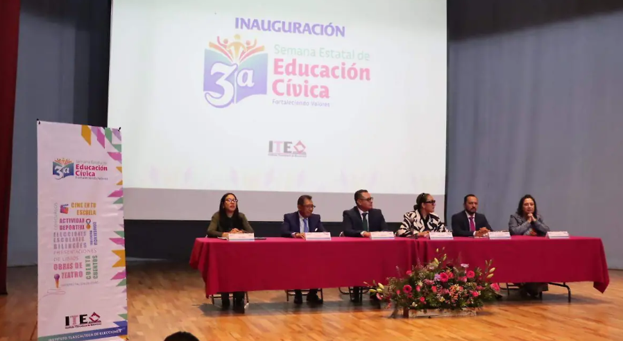 Tlaxcala fortalece la democracia con la Tercera Semana de Educación Cívica